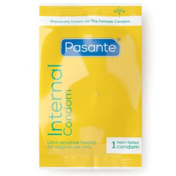 Pasante internal (female condom) packaging