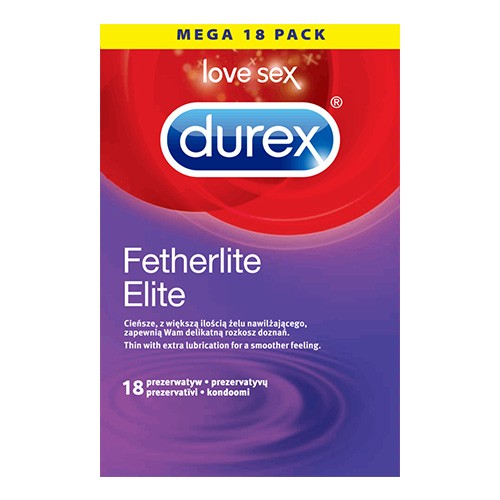 Durex Fetherlite Elite 18tk Durex Fetherlite Elite 18tk