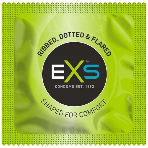 EXS ribbed & dotted kondoomid EXS ribbed & dotted kondoomid