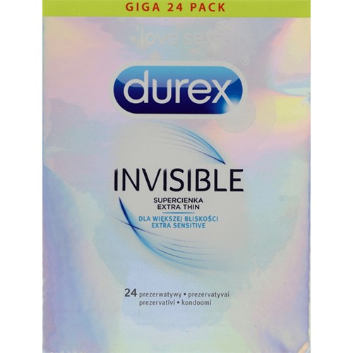 Durex invisible extra sensitive 24tk Durex invisible extra sensitive 24tk