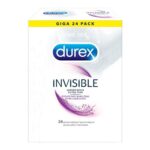 Durex Invisible Extra Lubricated 24