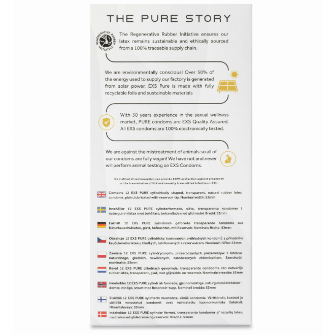 EXS pure pakend EXS pure pakend